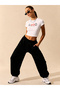 Women's Cotton Good Every Day Printed Casual Crop Top - 2