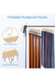Wooden Belt Hanger with 14 Hooks In-Cabinet Organizer Belt Tie Bra Hanger - 5