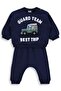 Car Printed 6-18 Months Set - Navy Blue