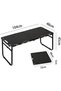 Premium Aluminum Alloy Steel Foldable Camping Table – Lightweight Portable Outdoor Picnic & Travel - 4