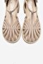 Nolana Beige Suede Women's Thick Heeled Sandals - 2
