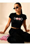 Women's Cotton Good Every Day Printed Casual Crop Top