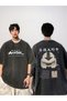 Anime Avatar Printed Washable Unisex Oversize Vintage T-Shirt