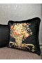 Classic-9208 Black Damask Pattern Double Combination 43X43 Duster Cover - 3