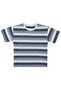 Striped T-Shirt for 6-9 Years Old - Navy Blue