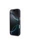 iPhone 17 Pro Max Case Licensed M-Safe Hot-Printed Lettering Logo Pu Leather Peony Cover Navy Blue - 5