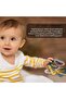 Silicone Teether BPA-Free Manhattan Rattle Loops Chew Toy for Teething Gums Toddlers - 6