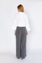 Women's Anthracite Yp5115 Double Pleated Wide Leg Tencel Trousers - 8