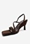 Jolene Brown Suede Women's Heeled Shoes - 6