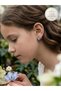 Children's and Women's Vip Steel Earrings Elegant Lightweight Zircon Evil Eye Bead Series - 3