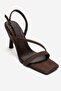 Jolene Brown Suede Women's Heeled Shoes - 3