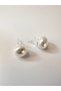 Vip Steel Pearl Earrings Classic Round Pearl Appearance Stylish Elegant Anti Allergic Women Earrings - 3