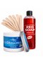 Advantageous Tattoo Care Set 3 Pieces - 500 ml Vaseline - 400 ml Tattoo Cleaning Solution - 100 Spatulas - 2