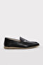 Genuine Leather Black Women's Casual Shoes 238Za3055
