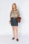 Women's Rins Washed Mini Jean Skirt with Belt