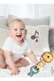 Musical Rattle Toy with Lights Sensory Rhythm Stick Teether Easy Grip Shaker 0-12 Months Gift - 6