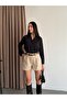 Women's Classic Shorts with Belt and Pockets