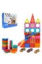 Magnetic Tiles for Kids, 68Pcs With 6 Cars STEM Approved Educational Building Blocks Set