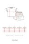 Girl's Top and Bottom Set with Skirt, Summer Printed Brown - 6