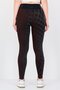 Women Sportswear Fit Textured Training Leggings, Multicolor - 3