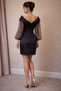 Black Tulle Detailed Evening Dress - 3