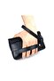Men's Black Genuine Leather Portfolio Bag with Adjustable Shoulder Strap Men's Handbag - 8