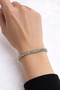 Eye-Catching Water Green Stone Bracelet – Minimal & Stylish Waterway Model - 2