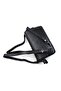 Men's Black Genuine Leather Portfolio Bag with Adjustable Shoulder Strap Men's Handbag - 4
