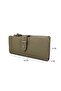 Women's Khaki Color Leather Wallet Card Holder Hand Portfolio - 5