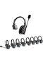 X-Talk X9 Wireless Intercom System with 9 Single-Ear Headsets (2.4 GHz)