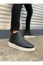 Jy205 Boston Laceless Orthopedic Sole Skin Men's Sports Boots Cbt - Black