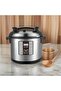 45L Electric Pressure Cooker, Large Capacity Multi Cooker with LED Display & Safety Lock System - 4