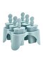 Set of 6 Ice Cream Molds Length 13 cm 6 Pieces Ice Cream Mold Plastic Mold Light Turquoise 00652 - 2