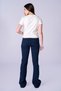 Women's High Waist Spanish Flare Lycra Jeans - 7