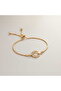 Zircon Stone Moon and Star Bracelet - Adjustable Mechanism with Lift Feature - 3