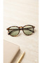 Unisex Women's Men's Uv400 Protected Oval Round Sunglasses with Frame, Case and Cleaning Cloth as a Gift - 3