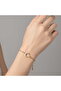 Zircon Stone Moon and Star Bracelet - Adjustable Mechanism with Lift Feature