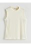 High Neck Ribbed Women's Bodysuit (S6) - 5