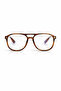 Leopard Drop Pilot Bone Transparent Women Men Unisex Blue Light Protection Screen Goggles Glasses - 3