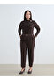 Esvab • Modern & Distinctive Plus Size Judge's Robe Collar Metal Buckle Detailed Blouse - 2