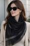 Silk-Look Glitter Stripe Sparkling Shawl – Elegant, Lightweight, and Stylish Silk Shawl