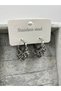 Steel Silver Color Stoned Shakira Earrings - 3