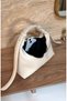 Burgundy Women's Soft Faux Leather Minimalist Shoulder Bag - 7