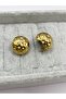 Steel Gold Ball Pin Earrings - 3