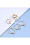 5PCS Vintage Gold-Tone Snake Ring Set - 2