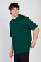 Men's Crew Neck Regular Fit T-Shirt - Green - 4