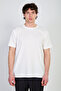 Men's Crew Neck Wrinkled T-Shirt - White - 2