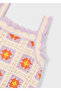 Crochet Embroidered Knitted Girls' Dress 3935 - 3