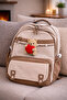 Cute Heart-Shaped Teddy Bear Bag Ornament – Gift Keychain Charm Accessory - 3