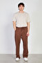 Men's loose-fit trousers - brown - 4